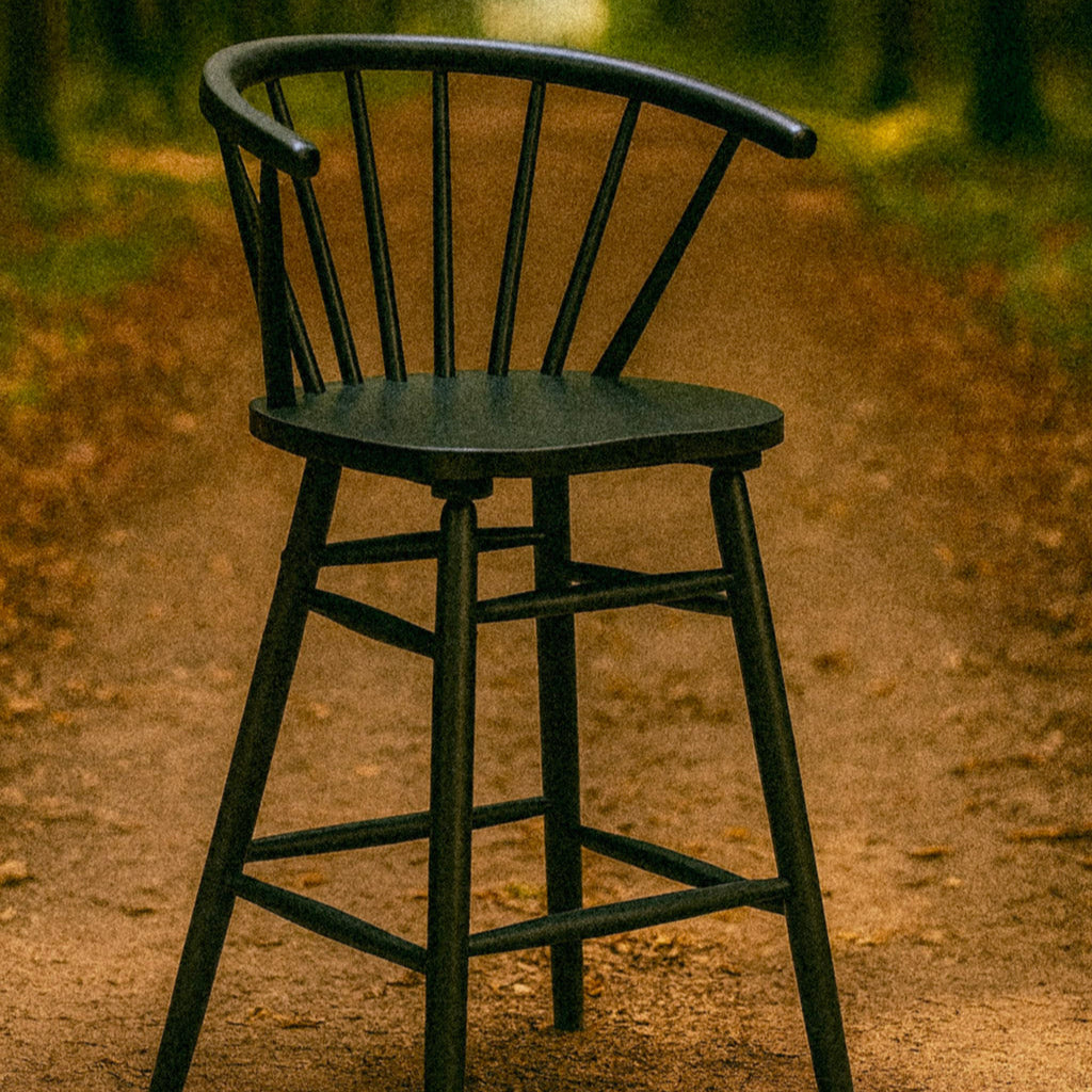 Bourges Black Barstool, Set (2)