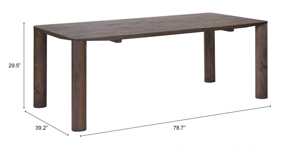 Briare Espresso Dining Table